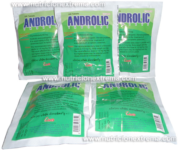 Super Pack 5 Oxymetalona 50mg/100 Tabs c/u
