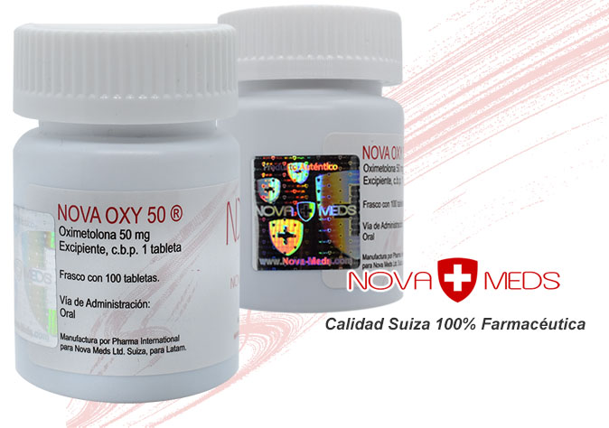 Nova Oxy 50 - Oxymetolona 50mg. Nova Meds