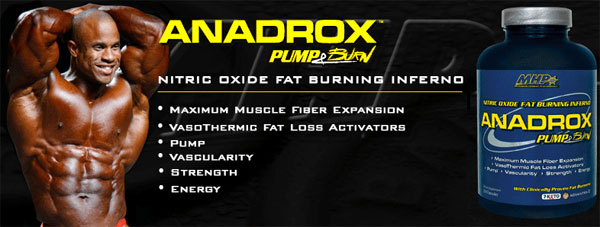 Anadrox 112 Caps Quemagrasa con el poder del Oxido Nitrico. MHP