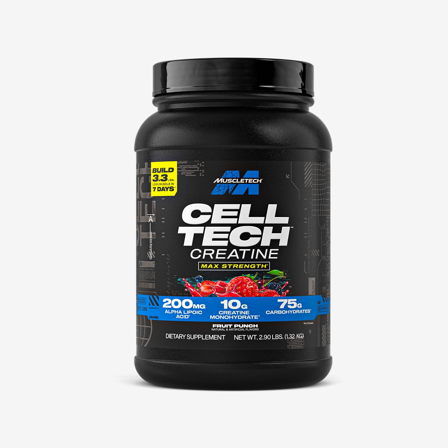 Cell-Tech Hyper-Build - Creatina con BCAA - Músculos de mayor tamaño. Muscletech